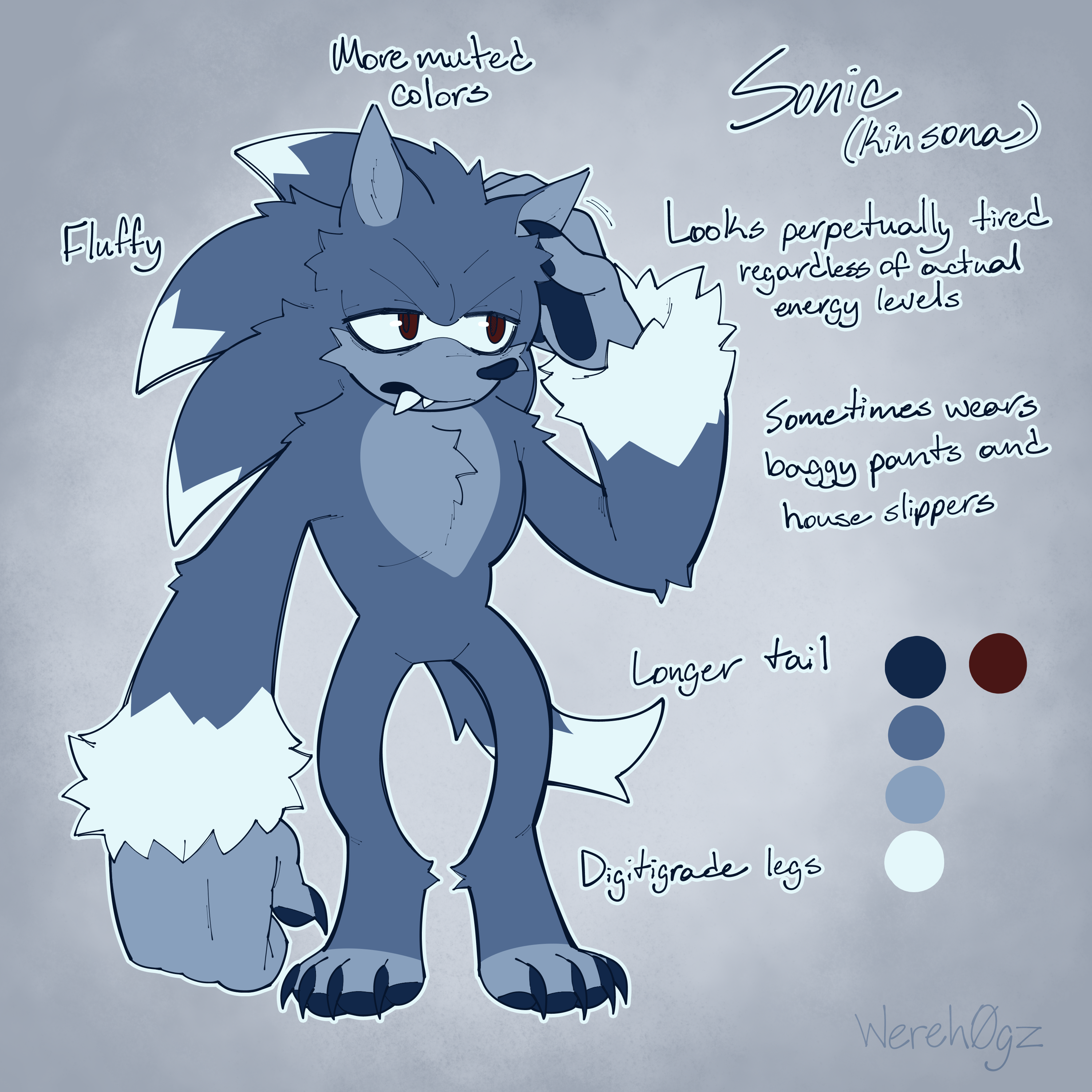 Reference for my Werehog kinsona.