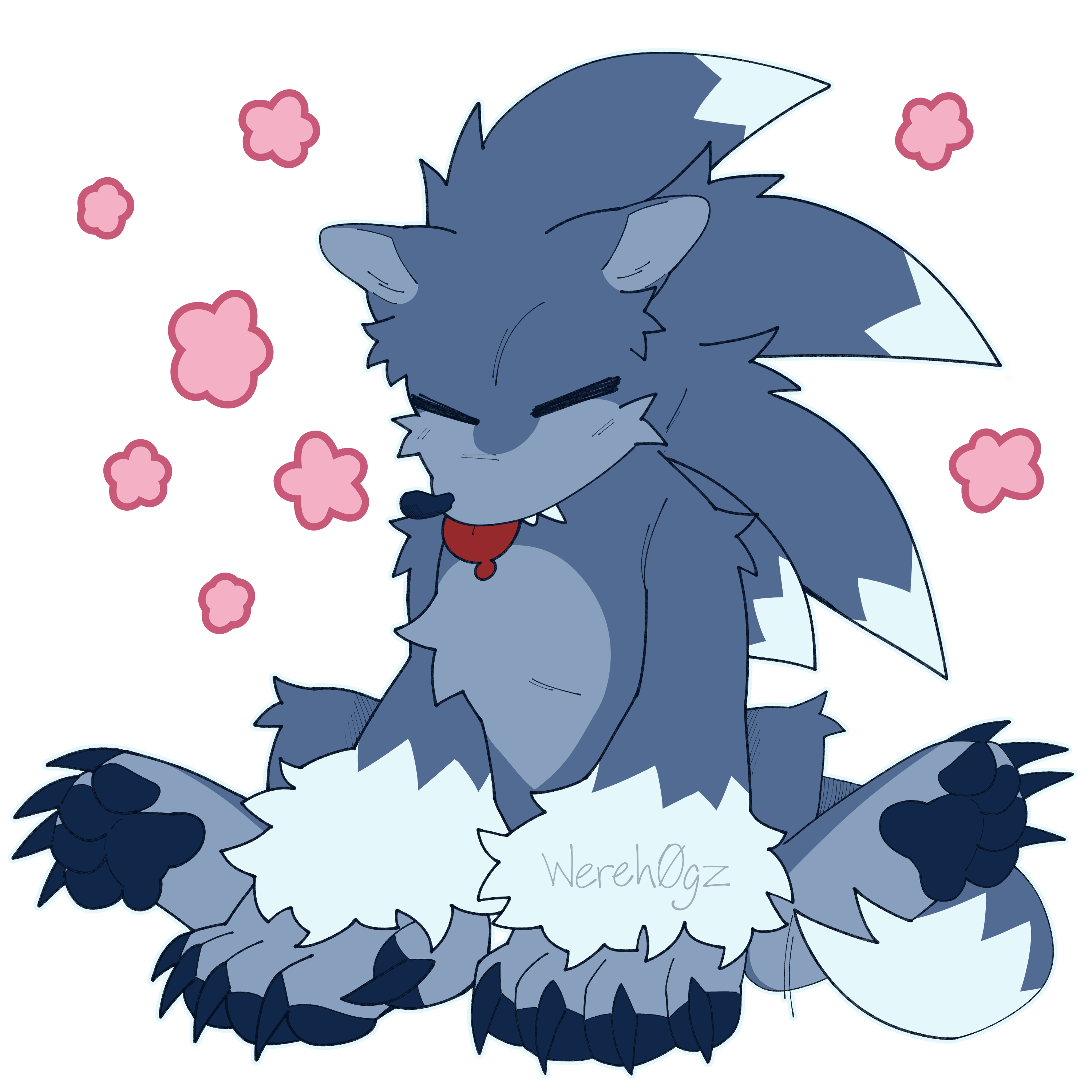 Kinsona pagedoll as he appears when petting him.